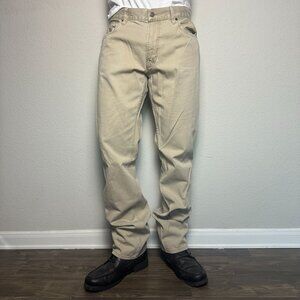 Polo Ralph Lauren 650 Slim Straight Chino Pant Men 34x34 Khaki Dress Preppy